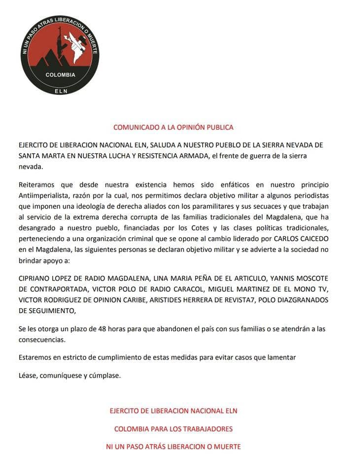 Alcaldesa Virna Johnson, rechaza amenaza a periodistas de Santa Marta 1 117526028 2598409847139562 6389177897529685338 n 1