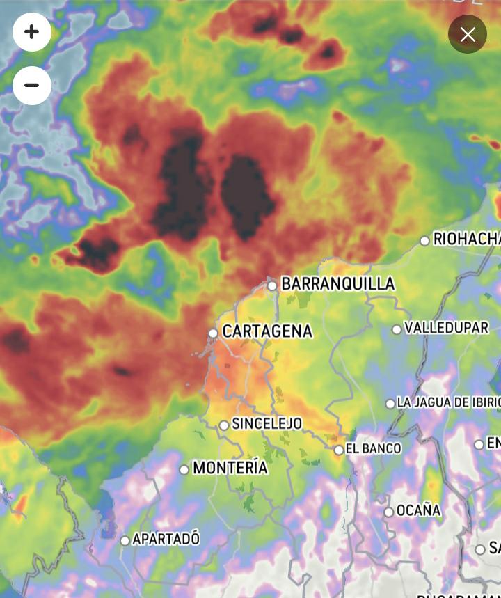 Ojo del huracán según imágenes se estaría desplazando hacia Barranquilla 3 d040f025 b651 4897 92d4 67c1261a0040