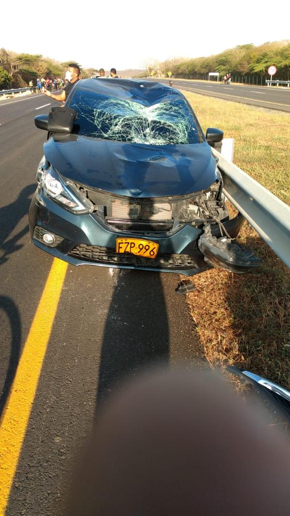 Accidente ciclista via al mar 4