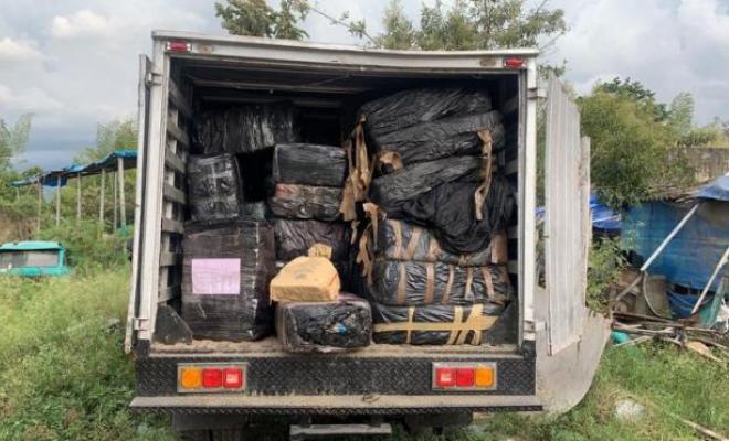Gracias a la incautación de un tractocamión con una tonelada de marihuana, permitió el hallazgo de otras tres toneladas 1 incautacion tres toneladas de marihuana 1