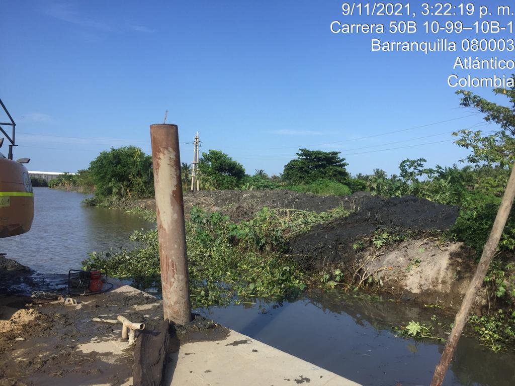 Avanza la recuperacion de los canos de Barranquilla 4.8 kilometros se han intervenido 3