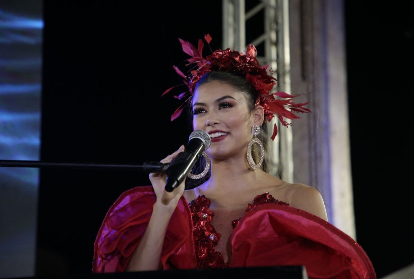 Valeria Charris llevo la alegria del Carnaval a la Feria Farex 2022 foto 2