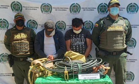 En Sabanalarga y Sabanagrande/ Tres capturas por manipulación de redes eléctricas 1 8224a700 2e61 4bdb 901c 604920202743