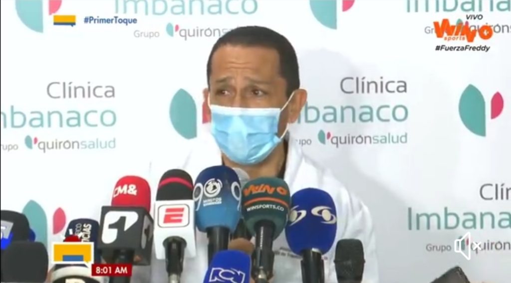 Último parte médico de estado de salud de Fredy Rincón: "Continúa en estado crítico con evolución favorable" 1 Screenshot 20220413 085715