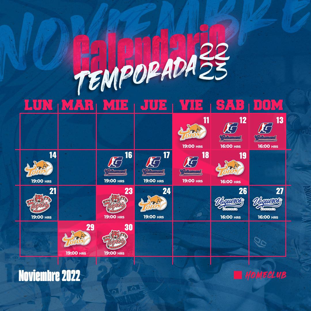 Caimanes dio a conocer su calendario de Liga Profesional de Béisbol 1 WhatsApp Image 2022 10 24 at 1.47.40 PM