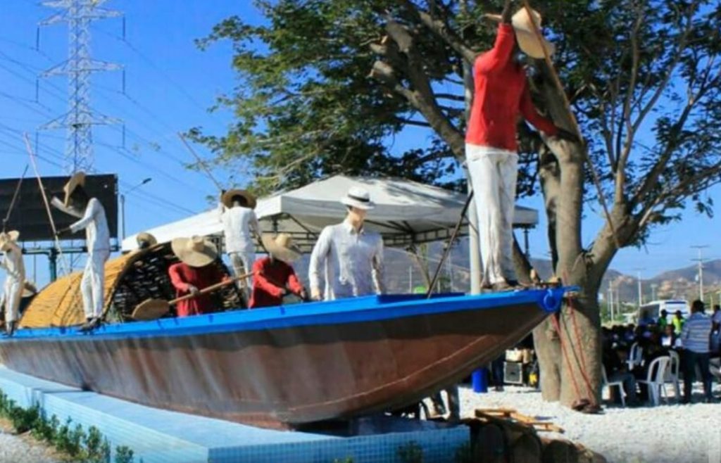 Vandalismo en Santa Marta incendió el monumento de "La Piragua", un homenaje al maestro José Benito Barros 5 316659545 221776033533930 7350883090418007301 n