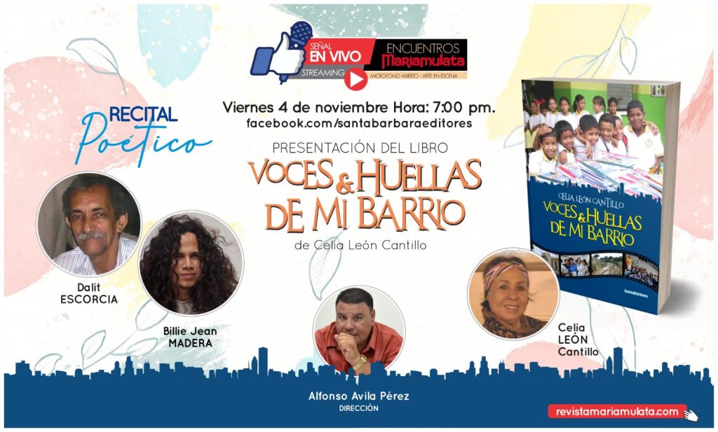 Lanzamiento del Libro: “Voces y huellas de mi barrio” de la escritora Celia León Cantillo 1 IMG 20221104 WA0260