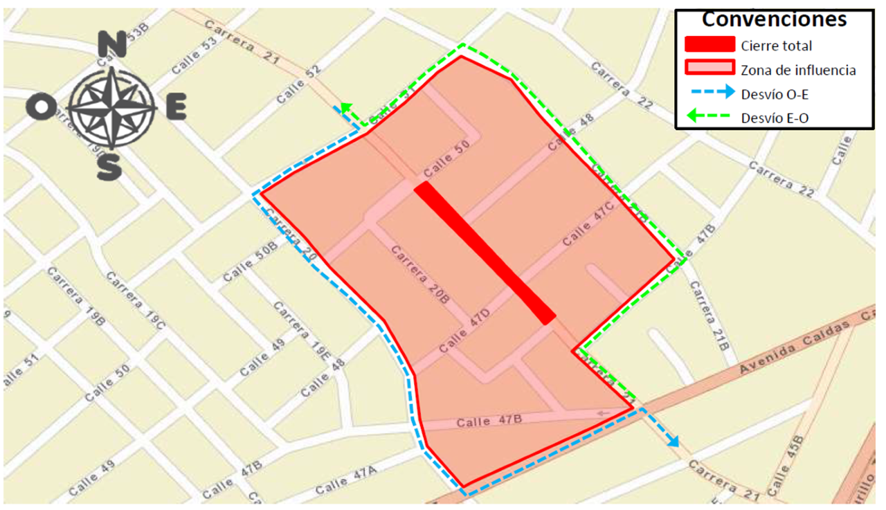 Cierres de vías por eventos del Carnaval 2023 6 CIERRE TOTAL EVENTO LA FABRICA A LA CALLE