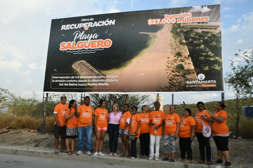 ¡Iniciaron las obras!: Playa Salguero volverá a ser destino turístico de Santa Marta 2 ¡Iniciaron las obras Playa Salguero volvera a ser destino turistico de Santa Marta