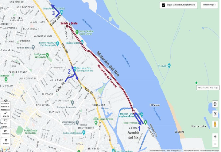 cierre del Malecon del Rio evento Puertonautas carrera atletica 2023 5