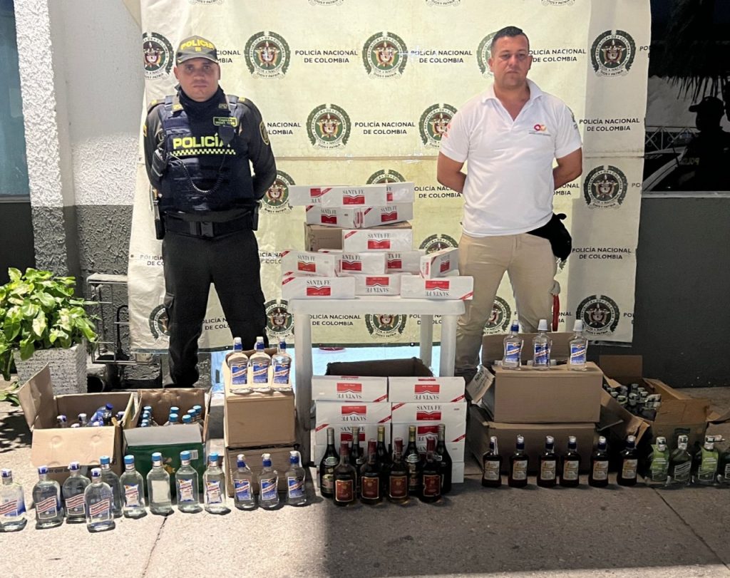 Equipo anticontrabando de la Gobernacion del Magdalena confisco licores y cigarrillo ilegales en Fundacion 3