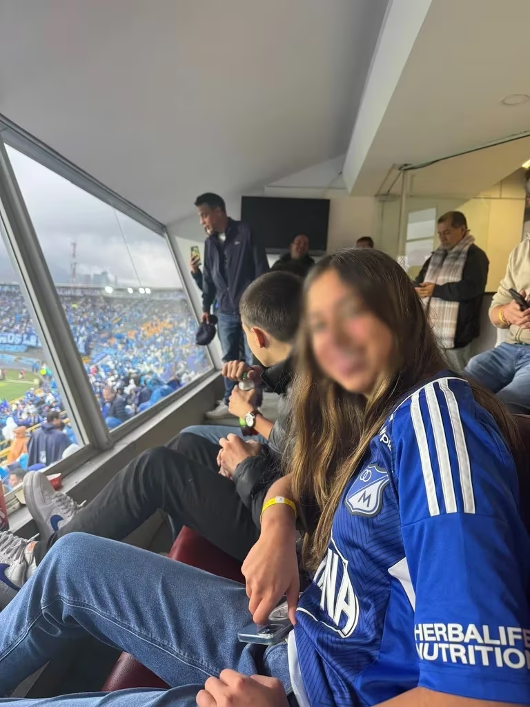 Antonella Petro regresa a los estadios: Así fue su paso por el Campín 1 Millonarios