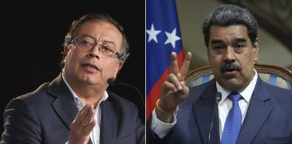 Gustavo Petro Nicolas Maduro