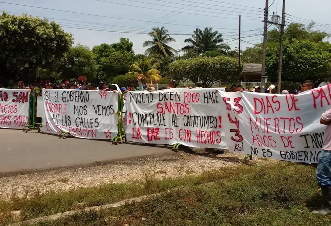 Protesta social del Catatumbo