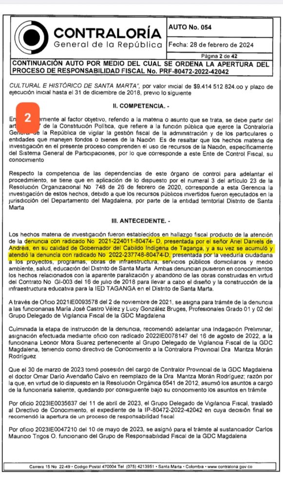 Gobernador del Magdalena y exalcaldesa de Santa Marta denuncian lawfare: manipulación política tras apertura de indagación por parte de la Contraloría 2 WhatsApp Image 2024 03 11 at 12.51.16 PM 1