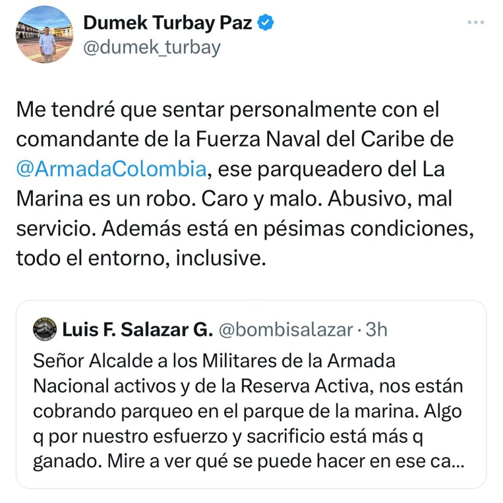 Alcalde Dumek Turbay expresa preocupación por costos elevados en parqueadero de La Marina 1 440114402 18428995951022697 6334681538345673177 n