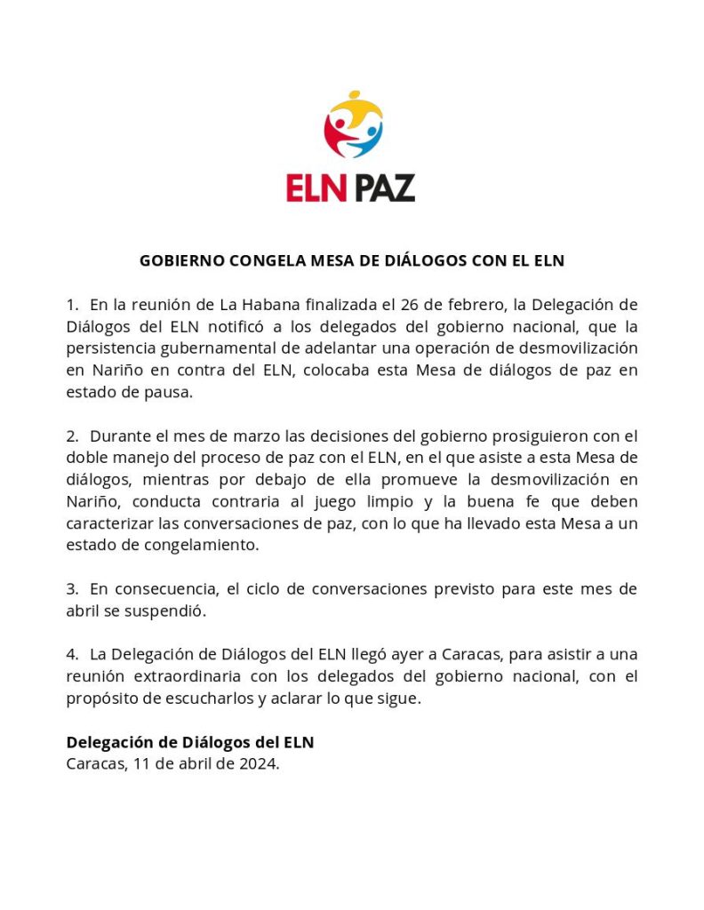 Dialogo con ELN 5