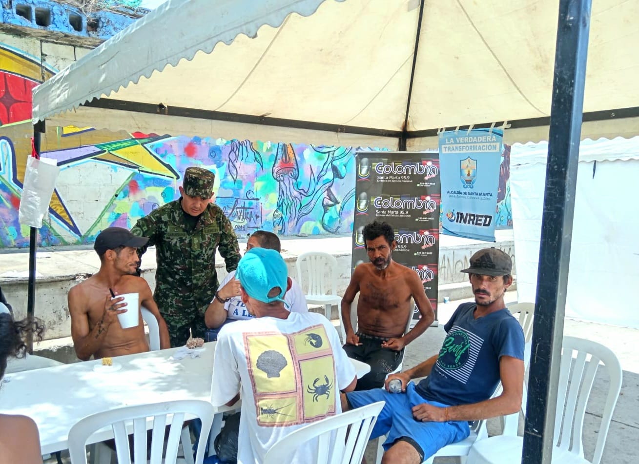 Personas en condicion de calle en Santa Marta 2