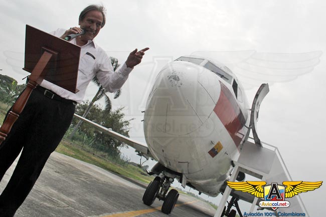 Falleció el capitán Jorge Solano, fundador y presidente de Aerosucre, icónica carguera colombiana 4 2015 HK 727 Retiro HK 727 Aerosucre 15