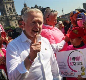 La Marea Rosa Inunda el Zócalo: Miles Marchan en Defensa de la Democracia” 2 OIF 2