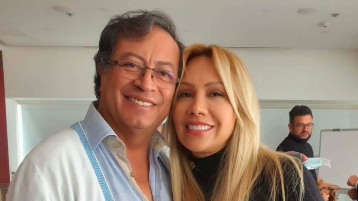 Sandra Ortiz y Gustavo Petro