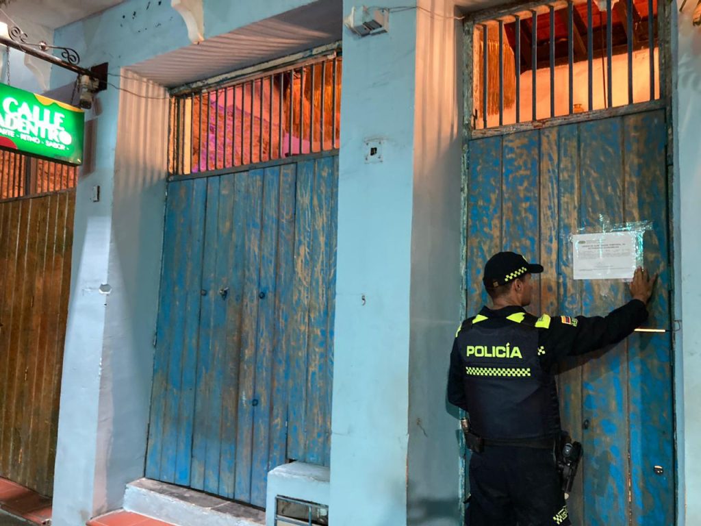 Cierre temporal de discoteca y suspensión de actividad de sonido a dos establecimientos en Getsemaní 1 10