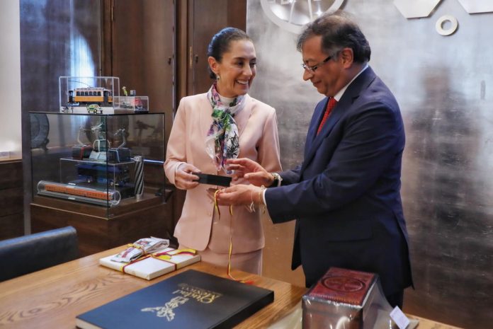 Claudia Sheinbaum y Gustavo Petro