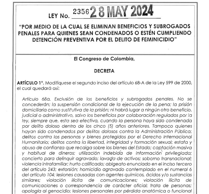 Ley 2356