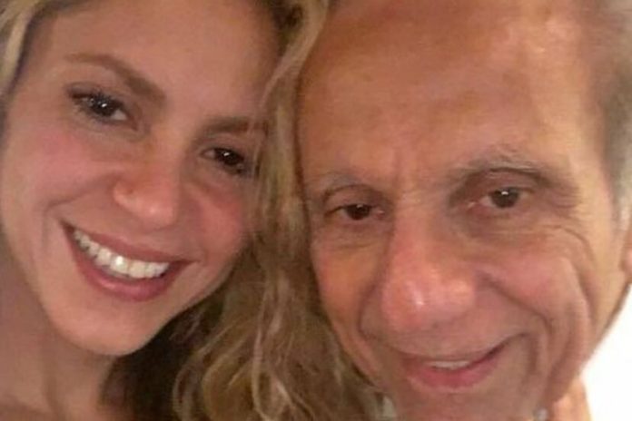 Shakira y su padre William Mebarak