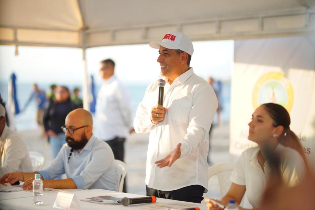 Alcalde Dumek Turbay y director de la UNGRD, Carlos Carrillo, anuncian reapertura de Playa 4 y continuidad del proyecto de Protección Costera 3 WhatsApp Image 2024 06 05 at 8.04.30 PM