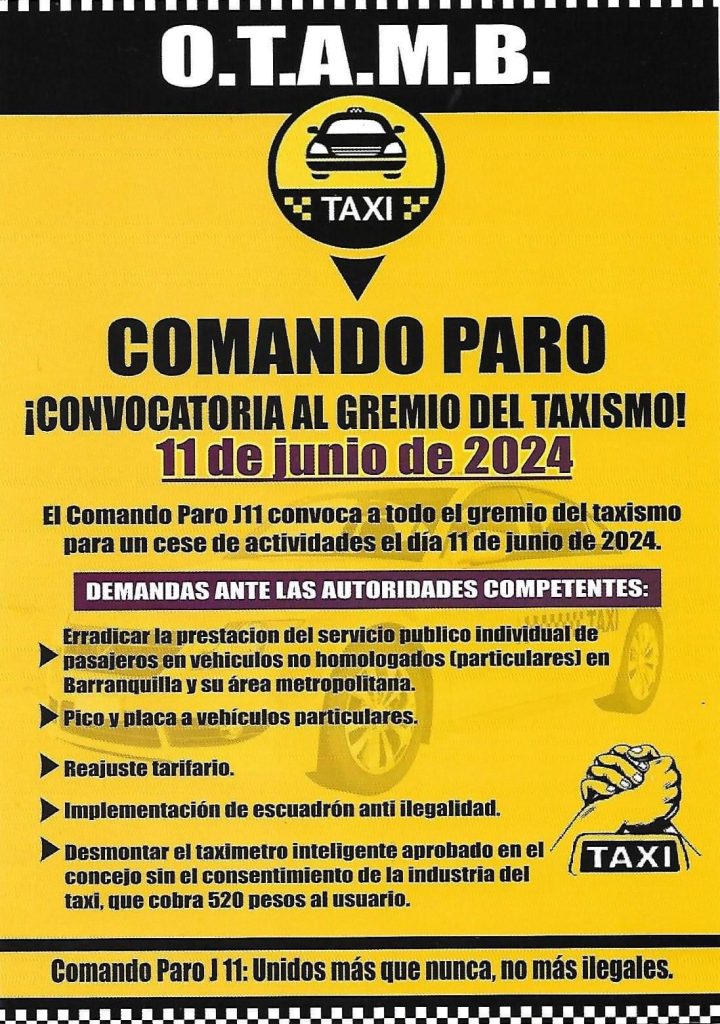 Arrancó paro de taxistas con bloqueos en la vía Oriental a la altura del Aeropuerto Cortizzos y puente de la carrera 38 con circunvalar 6 ceaa13f0 1938 402a 8074 e72d1f26d6d9