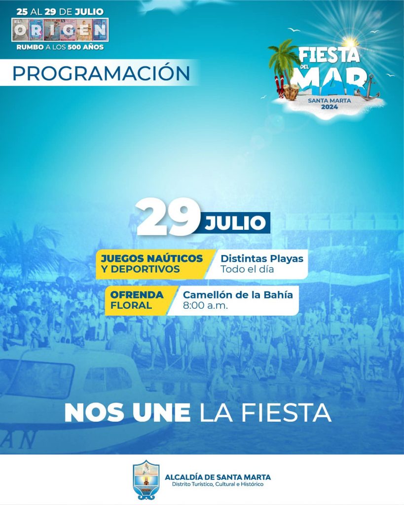 Santa Marta se prepara para la Fiesta del Mar 2024: Cinco días de celebración y diversión 9 450571045 799677605686676 3752985485162268184 n