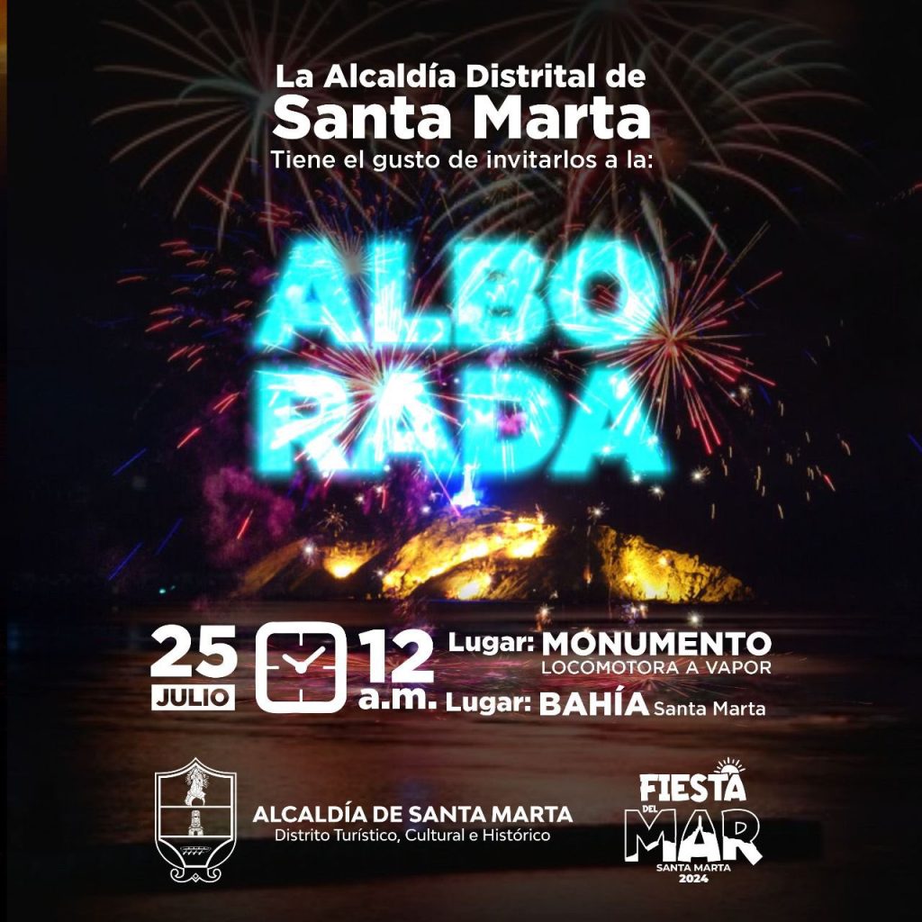 Santa Marta se prepara para la Fiesta del Mar 2024 con una espectacular alborada 1 GTS8vKrW4AA6qlB