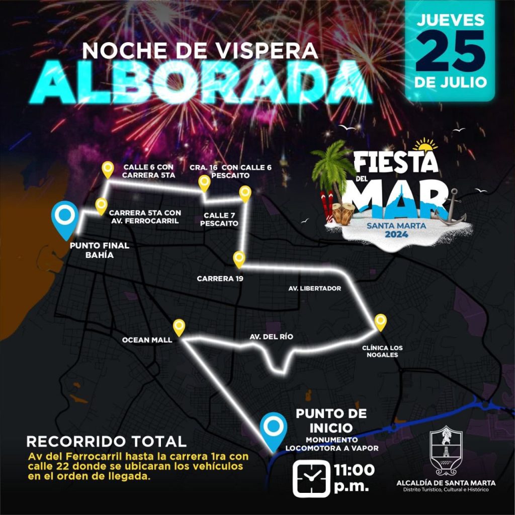 Santa Marta se prepara para la Fiesta del Mar 2024 con una espectacular alborada 2 GTS8vKwXIAAUByE