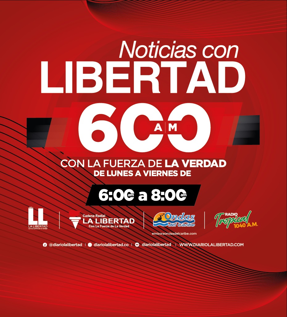 En directo: Primera emisión de 'Noticias Con Libertad', el noticiero regional 1 5b28a353 bbc2 464e 9378 88a7d950ce19 1
