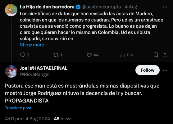 Denuncian inconsistencias en los resultados de la oposición venezolana 2 Captura de Pantalla 2024 08 05 a las 2.01.04 p. m