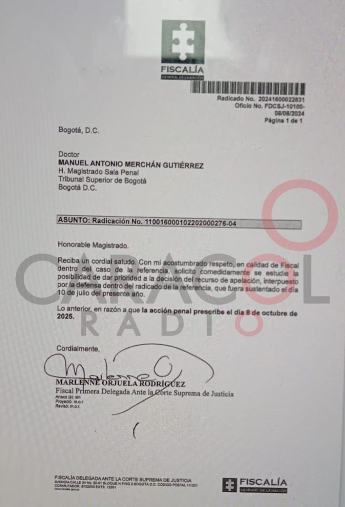 Tribunal de Bogotá acelera apelación en caso de Álvaro Uribe Vélez por presunto fraude procesal y soborno a testigos 1 GU zceOWwAAiiIY