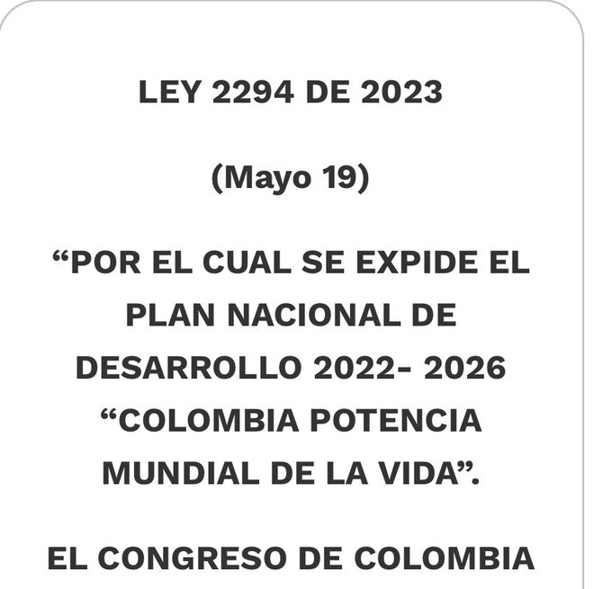 Magistrado César Lorduy aclara aplicación de la Ley 2294 de 2023 sobre valorización de proyectos 1 GVqsGM XAAALG7q