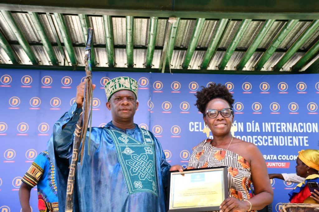 San Basilio de Palenque celebra el segundo aniversario del Partido Demócrata Colombiano en el día internacional del afrodescendiente 3 IMG 20240831 WA0041