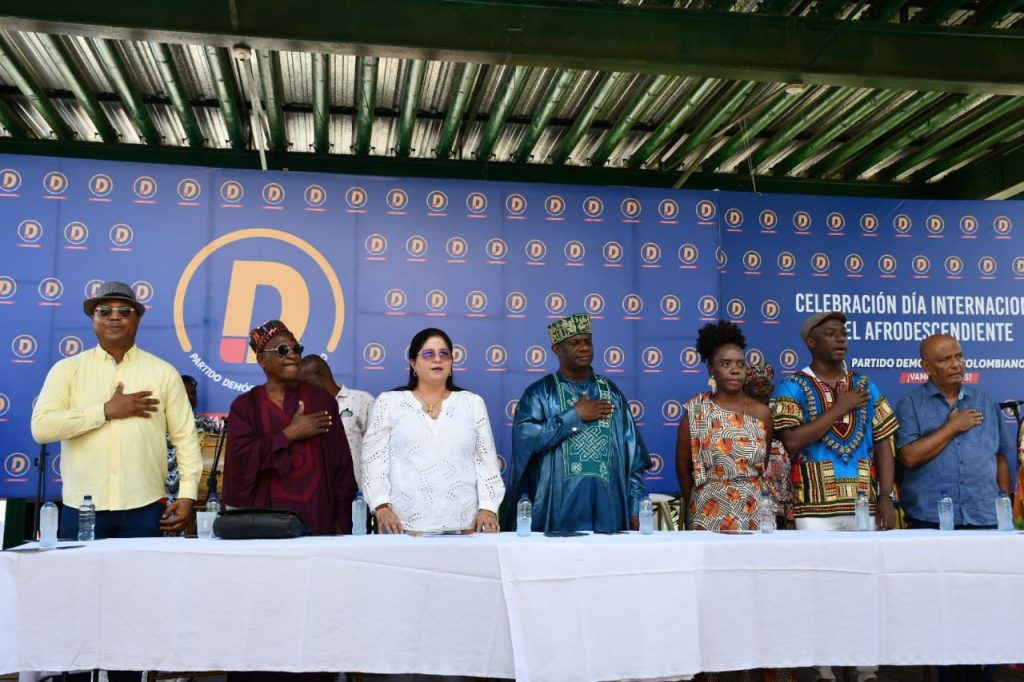 San Basilio de Palenque celebra el segundo aniversario del Partido Demócrata Colombiano en el día internacional del afrodescendiente 1 IMG 20240831 WA0043 1
