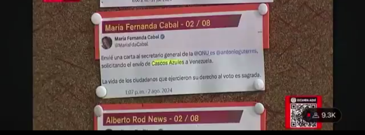 Diosdado Cabello arremete contra María Fernanda Cabal acusándola de narcotraficante por ser colombiana 1 Screenshot 20240804 220205 498