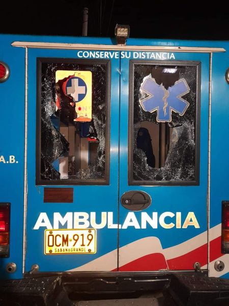 E.S.E. Hospital Materno Infantil de Soledad rechaza actos vandálicos contra ambulancia 1 460923531 554833263552906 7849930587148760538 n 1
