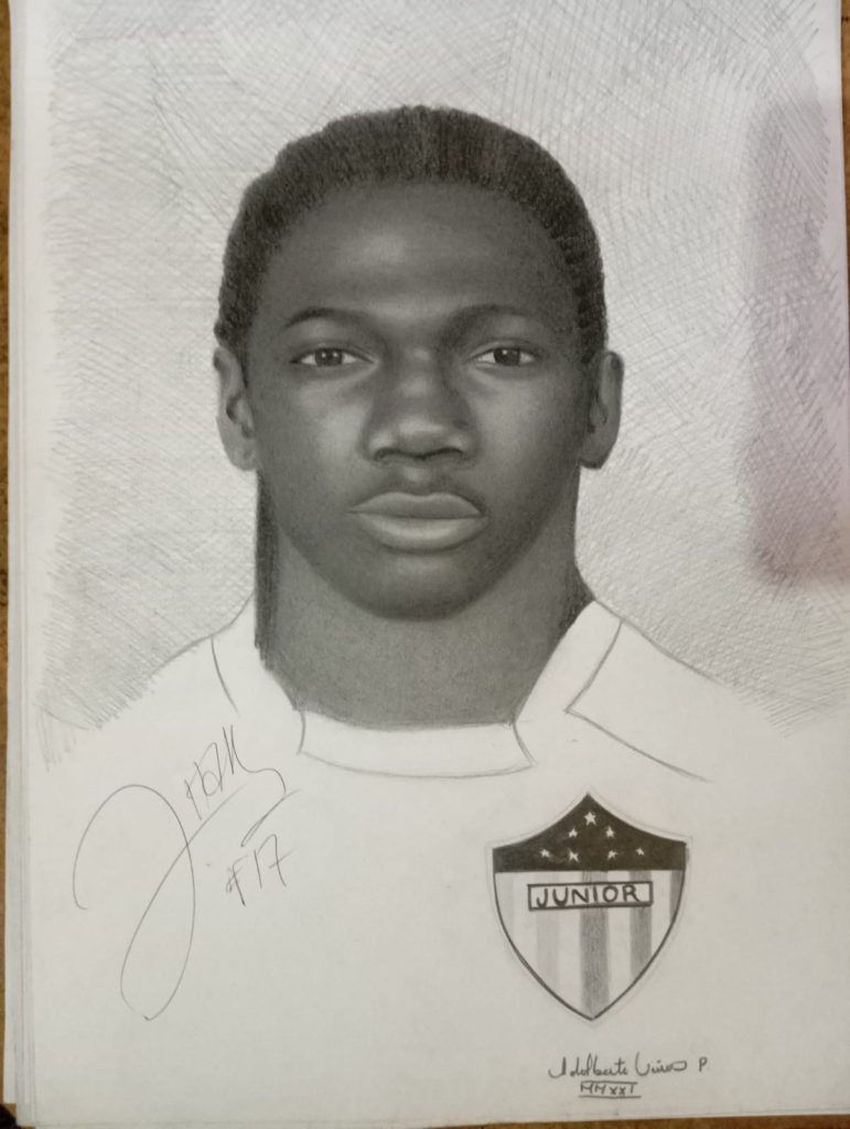 Adalberto Viñas, el artista que retrata la cara del fútbol colombiano 3 WhatsApp Image 2024 09 18 at 09.41.27 1