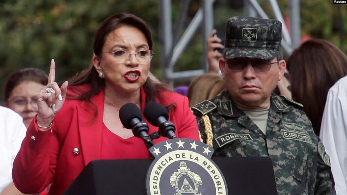 Xiomara Castro, presidenta de Honduras