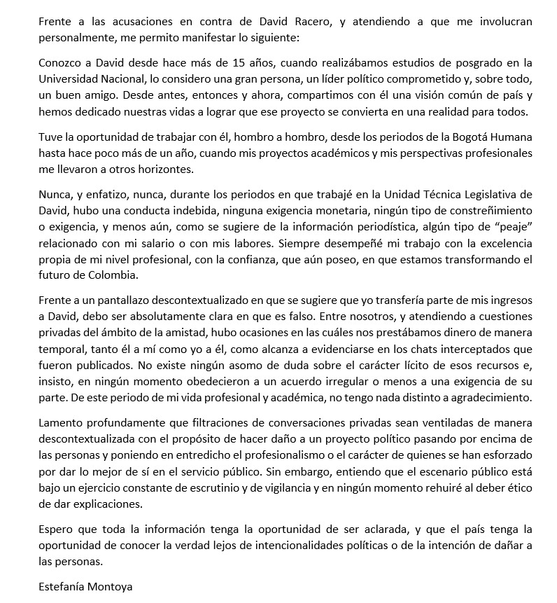 Comunicado Montoya 1