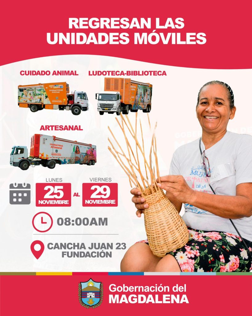 ¡El Cambio sigue! Unidades Móviles del Cambio en Fundación y Zapayán del 25 al 29 de noviembre 1 7c221d39 fd67 4efb ba1d dbfc49b4c4e9