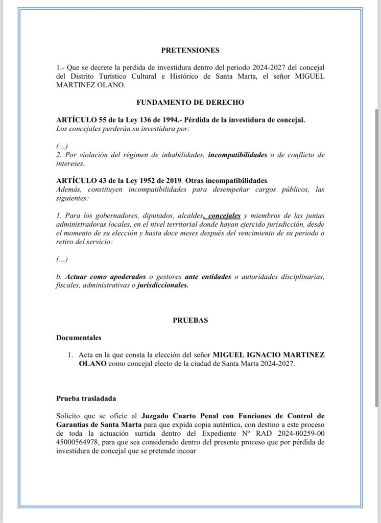 Notifican demanda de pérdida de investidura contra concejal Miguel 'Mono' Martínez 2 GdalcbiWIAADI3c
