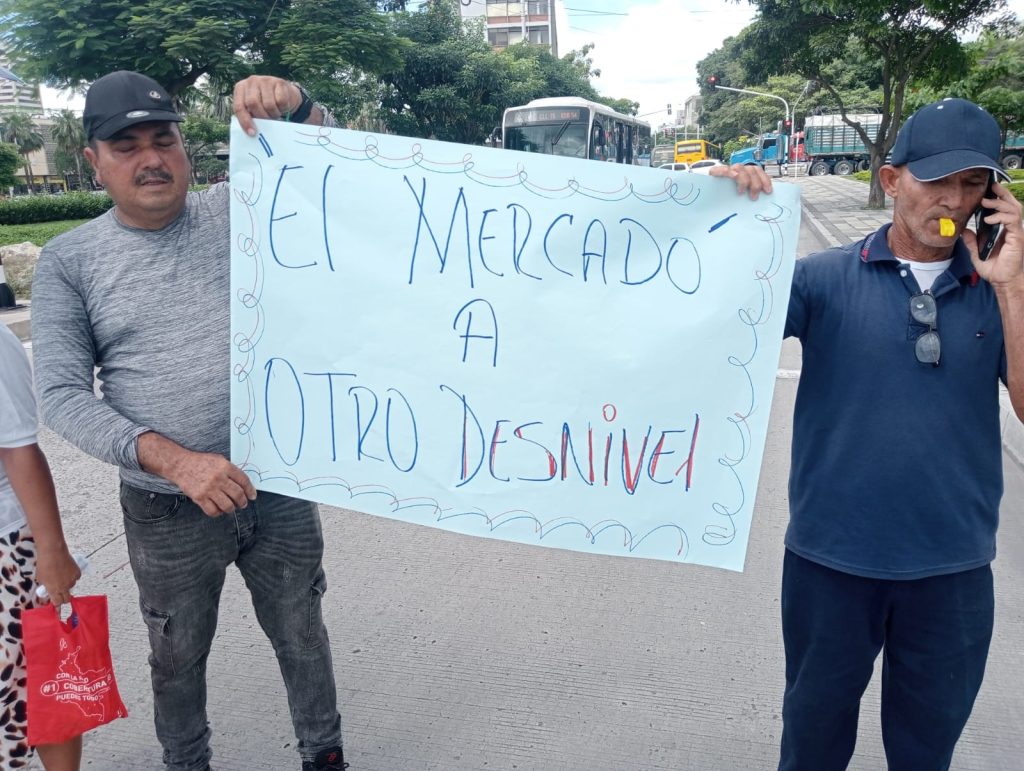 Protestas en el centro de Barranquilla por actuaciones de la Alcaldía en espacio público 9 WhatsApp Image 2024 11 05 at 11.27.28 AM 2