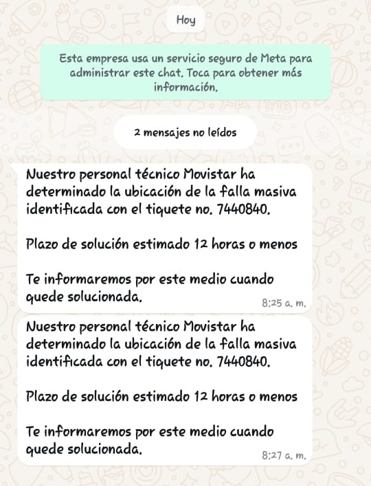 Caída de internet Movistar hogar en el suroccidente de la ciudad, tiene descontentos a usuarios tras 24 horas sin servicio 2 16dca789 5ef7 4c94 8a6a 026897ae1322