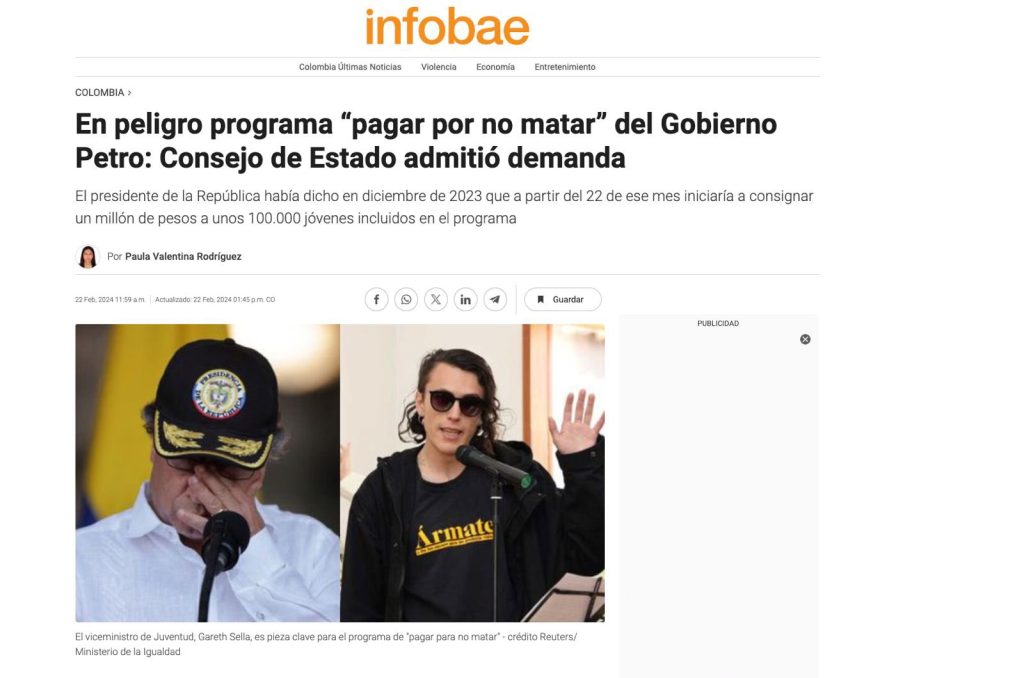 Gobierno Petro destina más de $9.300 millones para jóvenes en pandillas, según Cabal 1 20241215 200409